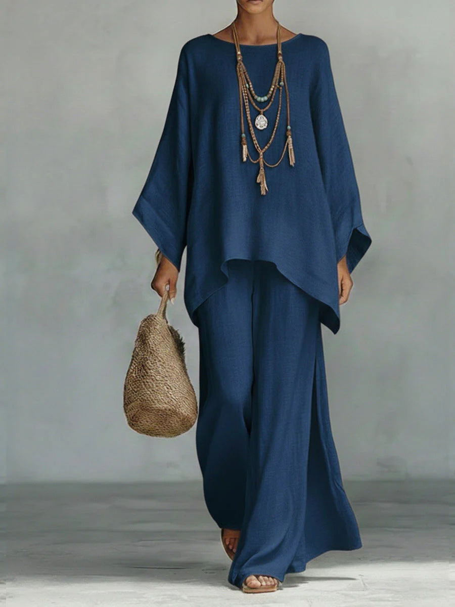 Beatriz | Minimalist Linen-Blend Set