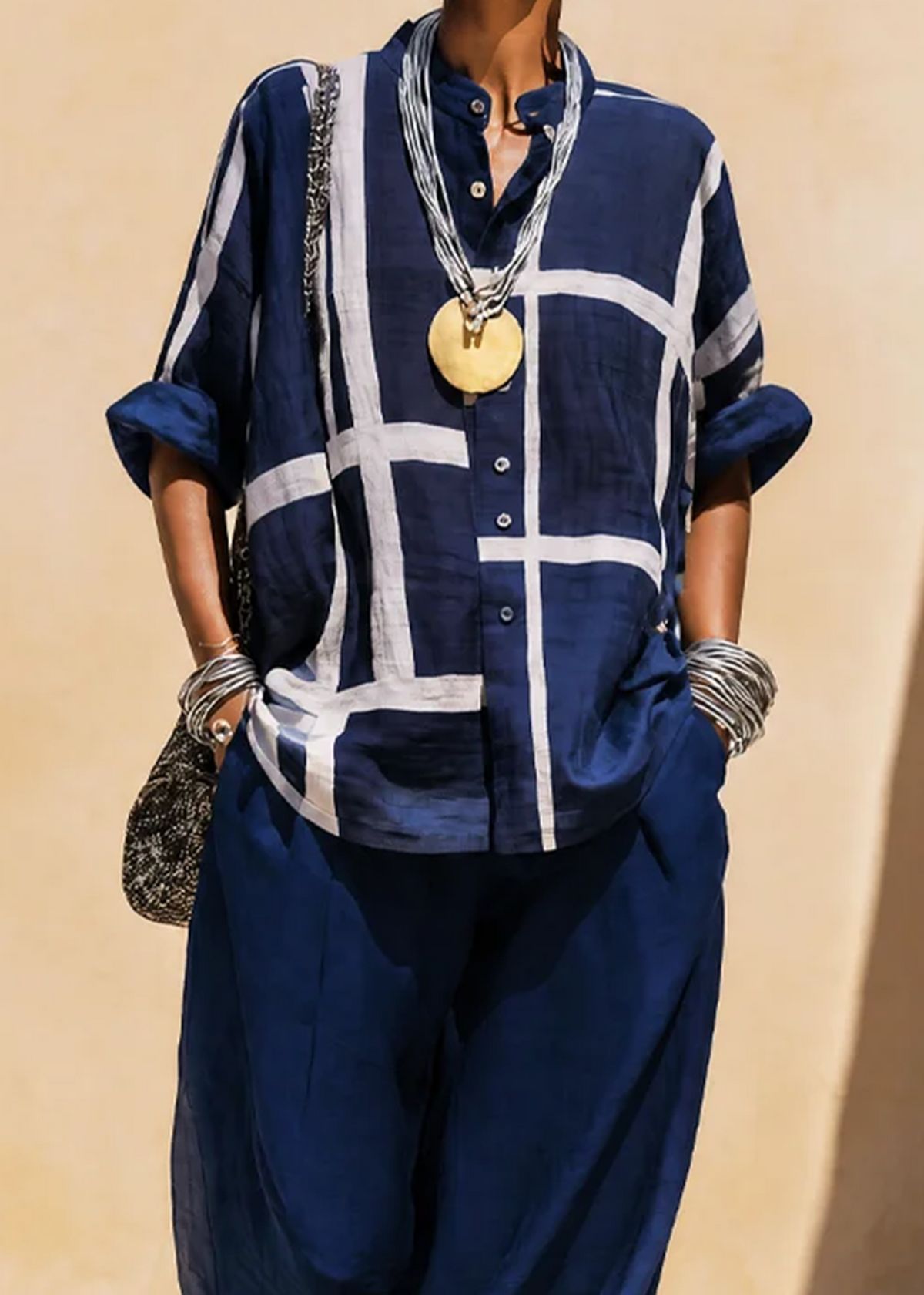 Marina | Shirt & Wide-Leg Trouser Set