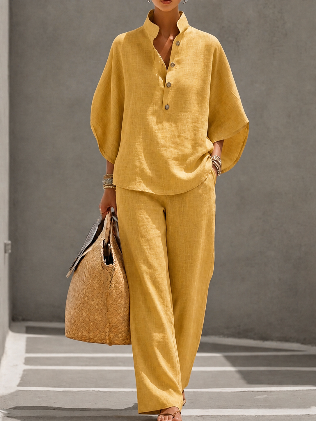 Carlotta | Palazzo Two-Piece Set
