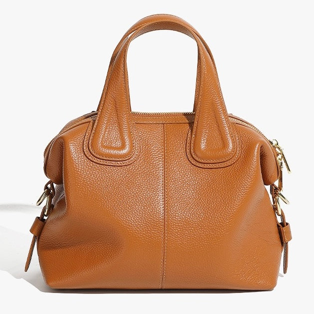 Women's Genuine Leather Boston Versatile Soft Shoulder Crossbody Bag