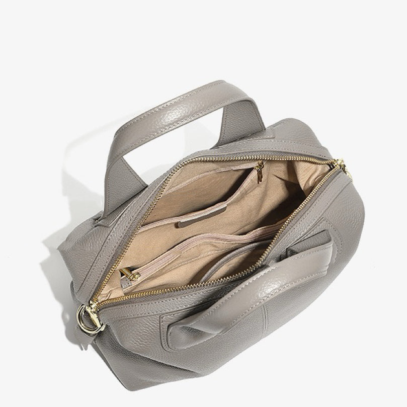 Women's Genuine Leather Boston Versatile Soft Shoulder Crossbody Bag