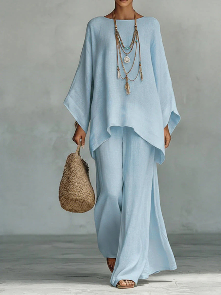 Beatriz | Minimalist Linen-Blend Set