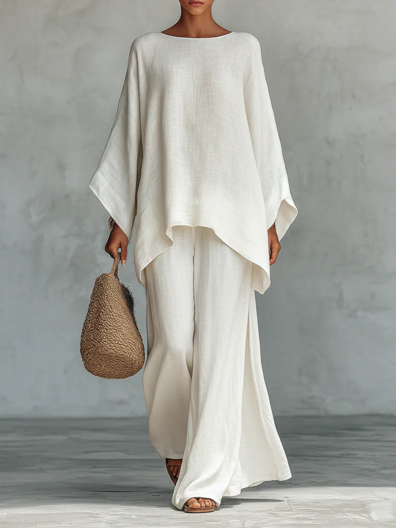 Beatriz | Minimalist Linen-Blend Set