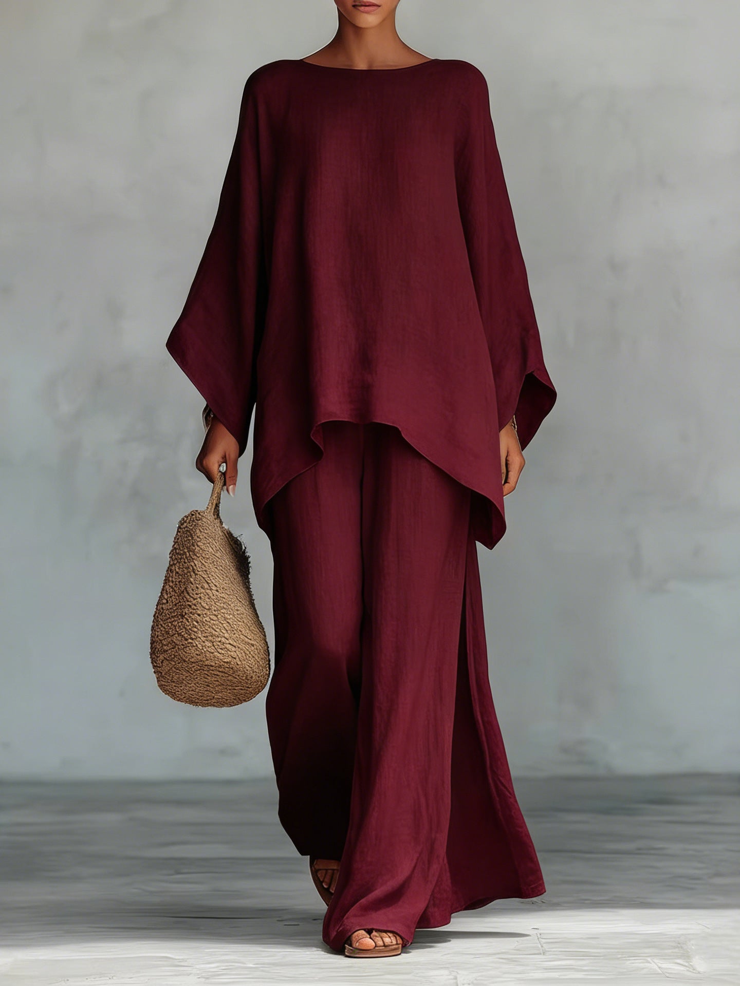 Beatriz | Minimalist Linen-Blend Set