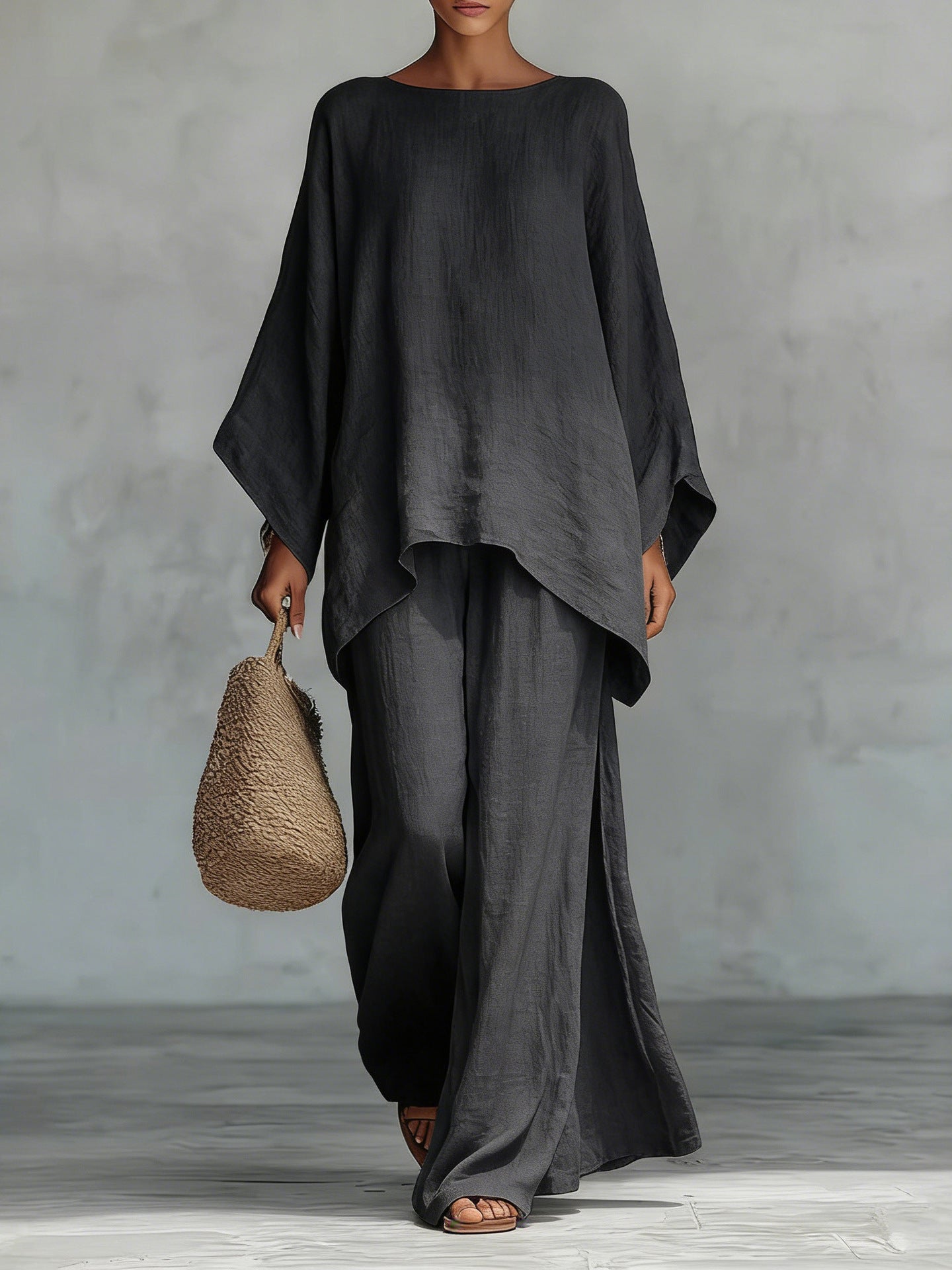 Beatriz | Minimalist Linen-Blend Set