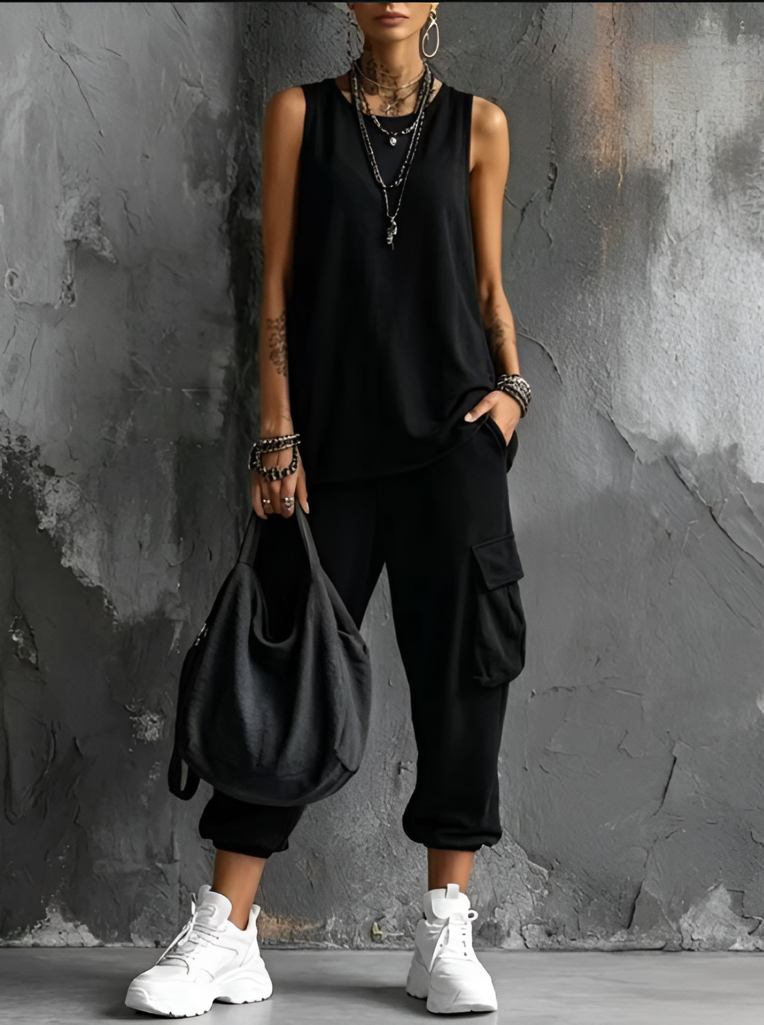 Valentina | Soft Casual Set with Utility Pockets